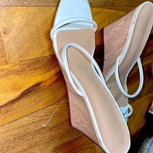 I’m selling these wedges I got them off SHEIN really cute for a night out